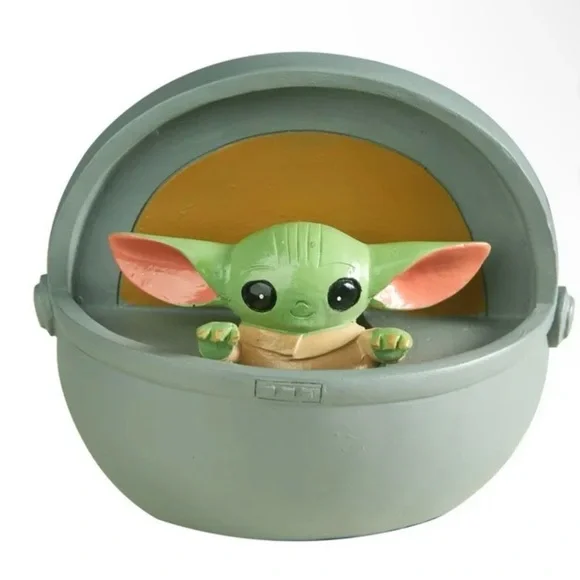 Star Wars NWT Green and Red Baby Yoda (Grogu) Light up - Picture 2 of 2